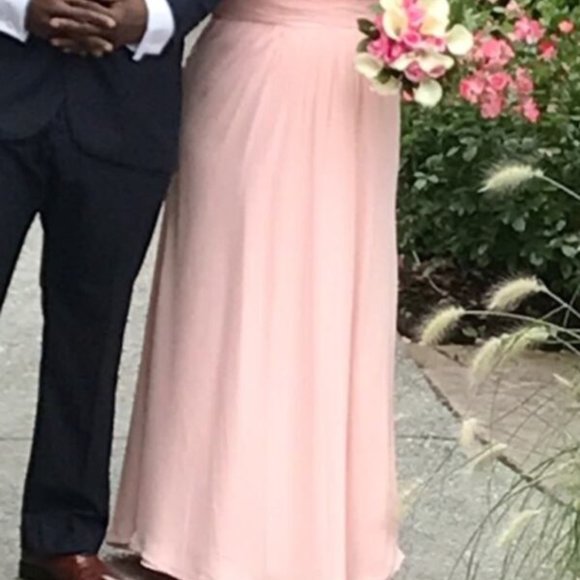 Blush Bridesmaid Dress Size 12/14 - Picture 5 of 5